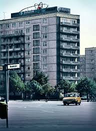 Vintage East Germany 1980s Hand Colored Photograph Streets Of East Berlin 1989 11x15 Black And White Apartment B Ddr Berlin Hauptstadt Hauptstadt Der Ddr