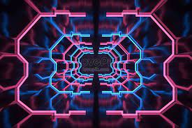 3d atau tiga dimensi merupakan bentuk dari benda yang memiliki panjang, lebar, dan tinggi. 3d Cool Neon Channel Background Creative Image Picture Free Download 401389811 Lovepik Com