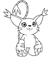Download this adorable dog printable to delight your child. 10 Lovely Free Printable Digimon Coloring Pages Online