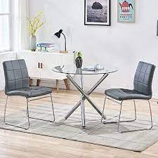 Search results for round glass kitchen table sets furniture living room kitchen & dining bedroom home office bar more + shop by (5) sale all products on sale (120,958) 20% off or more (74,825) 30% off or more (50,984) 40% off or more (31,607) 50% off or more (13,727) price Buy Sicotas 3 Piece Round Dining Table Set Modern Kitchen Table And Chairs For 2 Person Dining Room Table Set With Clear Tempered Glass Top Dining Set For Dining Room Kitchen Table