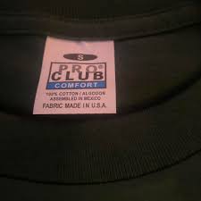 dark green pro club comfort tee sz small worn nd...