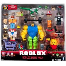 Roblox Action Collection Meme Pack Playset Includes Exclusive Virtual Item In 2020 Roblox Memes Playset