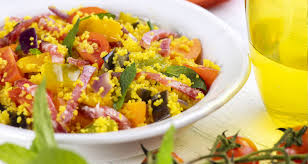 Specialty grocery store in novo hamburgo. Couscous Aus Buntem Gemuse Und Mailander Salami