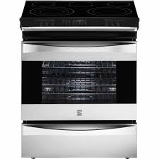 Remove the lower access panel. Kenmore Elite 42553 4 6 Cu Ft Slide In Electric Range W Convection Stainless Steel American Freight Sears Outlet