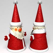 Santa Claus Puppet 3d Model By Zbignev Christmas Cards Handmade Christmas Crafts Christmas Ornaments