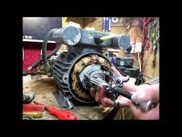 Electric motor parts can get extremely dirty and the interior of the motor is often covered in dirt and dust (on dc motors: How To Remove Replace Bearings In A Electric Motor Youtube