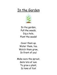 In The Garden K 2 Leveled Science Poetry Kids Poems Poetry For Kids Childrens Poems