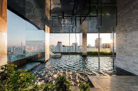 M Silom Landscape Design By Trop Landscape Design Sky Pool Condominium Design