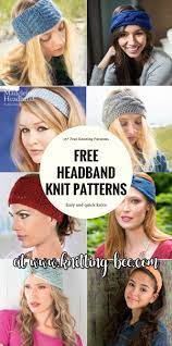 Easy crochet twisted headband free pattern: Free Headband Knitting Patterns Quick Knits Knitting Bee