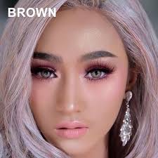 Wedding Softlens MTK Miltikei Grey Blue Brown Urban Factory /GEL Soflens  Lensa Mata Normal Ex Matake Softlens ini sangat cocok digunakan sebagai  tambahan wajib untuk riasan make-up kamu loh Etalse ini Khusus