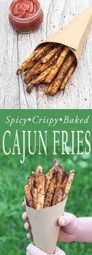 Crispy Spicy Baked Cajun French Fries Recipe Veganfamilyrecipes Com Vegan Dairyfree Spicyfood Cajun Fries Fries In The Oven Homemade Fries