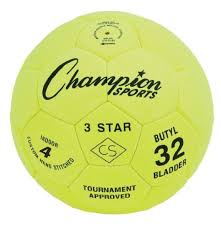 Champion Sports 3 Star Soccer Ball Size 4 Bright Yellow You Can Get Additional Details At The Image Link It Is Amazon Af Soccer Ball Champion Sports Sports