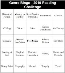 When you create a new bingo project, the first bingo. 2021 Reading Challenge Archive Yearly Challenges Genre Bingo 2019 Showing 1 50 Of 383