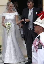 The couple officially tied the princess charlene wedding dress princess charlene wedding dress would be the top search regarding wedding dress of a bridal now a days afte. Pin By Angel Rigsby On Wedding Monaco Albert And Charlene 2011 Royal Wedding Dress Wedding Dresses Princess Wedding Dresses
