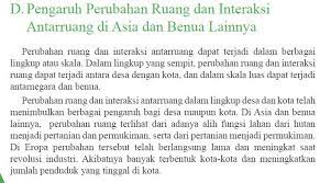 Oleh karena itu, upaya pengendaliannya tidak mungkin hanya dilakukan melalui satu pendekatan saja. Pengaruh Perubahan Ruang Dan Interaksi Antarruang Di Asia Dan Benua Lainnya Portal Edukasi