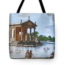 The Lake Villa Yoga Mat by Clyde Mayo