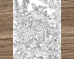 Exterior house paint color choices are decisions we all have faced. Birdhouse Coloring Etsy