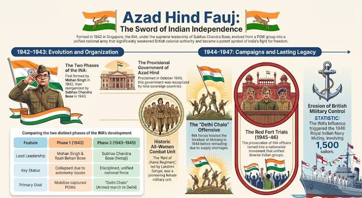 Founder of Azad INA, Hind Fauj, History, Formation, Leaders and Significance