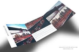 Download Completely Layered Mockup Psd Showing An Open Tri Fold Brochure High Res File 4000 3000 Px With Brochure Mockup Free Mockup Free Psd Web Design Resources