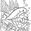 Free printable underwater world coloring pages for kids. 1