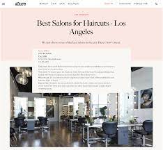 Allure The Best Haircut In Los Angeles Best Salon Hair Salon Business Cool Haircuts
