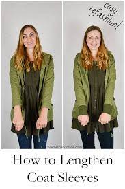 Sewing Tutorial Easy Trick To Lengthen Jacket Sleeves Altering Clothes Sleeves Sweater Sleeves