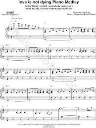KimBo "love is not dying Piano Medley" Sheet Music (Piano Solo) in C Major 
