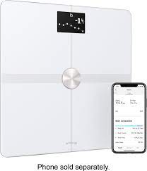 Withings Body Body Composition Smart Wi Fi Scale White Wbs05 White All Inter Best Buy