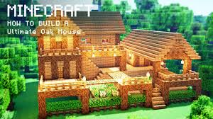Here i'm bringing you a new project. Minecraft How To Build A Ultimate Oak Survival Farm House Youtube