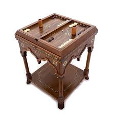 Cappadocia Chess And Backgammon Set With Metal Chess Figures Walnut Mother Of Pearl Chess Table Backgammon Table Domashnie Sovety Nard Antikvarnaya Mebel
