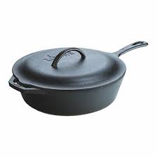 Price Tracking For Lodge L10cf3 Cast Iron Covered Deep Skillet Pre Seasoned 5 Quart Price History Chart And Drop Alerts For Amazon Manythings Online Cast Iron Frying Lodge Cast Iron Skillet Cast