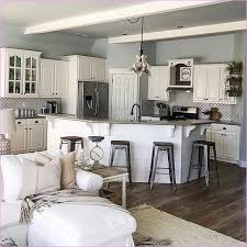 46 Stunning Farmhouse Decorating Open Kitchen To Living Area Ev Dekoru Mutfak Mobilya