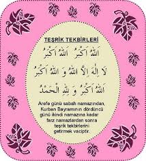 Teşrik tekbiri ne zaman getirilir ve kaç defa söylenir? Tesrik Tekbiri Nedir Ah Binel Ask