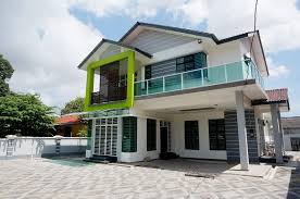 Rumah design ala moden tradisional mahligai idaman via mahligaiidaman.com. Rumah Banglo 2 Tingkat Moden Desainrumahid Com