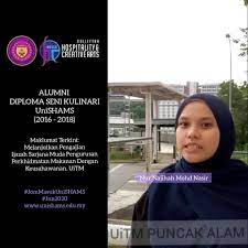 Uitm (kampus shah alam) 2. Kulliyyah Hospitaliti Dan Seni Kreatif Hosca Unishams Alumni Diploma Seni Kulinari 2016 2018 Unishams Facebook