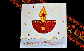 Handmade greeting cards and how to make them. 4 Handmade Cards For Diwali Diy Diwali Greeting Cards Floweraura