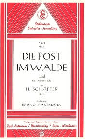 Der alte dessauer (mit walter scholz, trompete). Die Post Im Walde Op 12 Blaesershop De