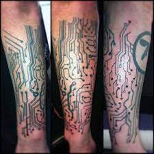 60 Circuit Board Tattoo Designs For Men Electronic Ink Ideas Tattoo Designs Men Electronic Tattoo Circuit Tattoo