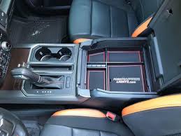2017 2019 F 150 Raptor Center Console Drop In Tray Ford F150 Accessories Ford Raptor Accessories Truck Accessories Ford
