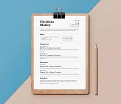 A cv with lovely photography header that will be suitable for all creative professions. 25 Resume Templates For Microsoft Word Free Download