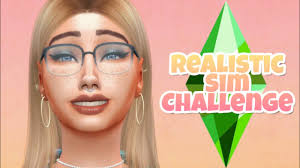 REALISTIC SIM CHALLENGE + CC Links // The Sims 4 Create A Sim