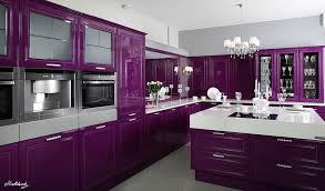 Interior Photo Kitchens Fioletovaya Kuhnya Remont Kuhni Interer