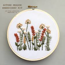 Hand Embroidery Pattern Original Wildflowers Digital Download And Other Adventures Embroidery C Embroidery Kits Embroidery Flowers Pattern Embroidery Craft