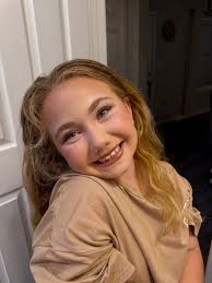 My eight year old baby sis has begged me forever to put “a lot” of makeup 