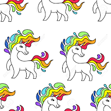 Download 464 rainbow unicorn background free vectors. Unicorn Pattern Seamless Vector On White Background Vector Pattern Royalty Free Cliparts Vectors And Stock Illustration Image 89267673