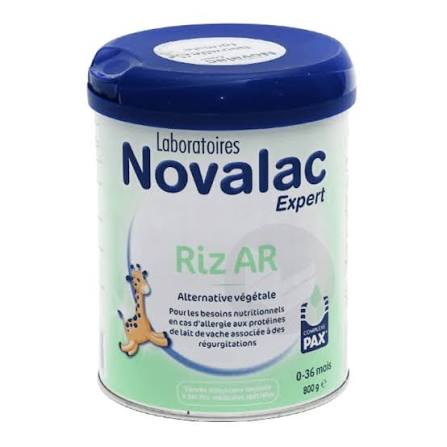 Novalac Expert Riz AR 0-36 mois 800g