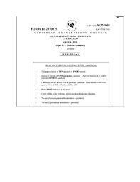 Paper 01 this additional mathematics course. Geography Csec Pass Paper 2010