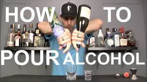 how to pour alcohol like a pro bartending101 youtube