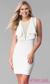 Graduation Dresses Casual White Dresses Promgirl Short Graduation Dresses Short Sheath Dress White Dress Party