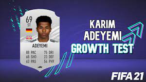 Karim adeyemi is a german professional football player who best plays at the left wing position for the fc red bull salzburg in the ö. Karim Adeyemi Growth Test Fifa 21 Career Mode Youtube